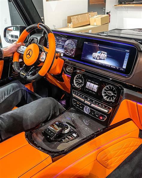 g wagon orange interior.